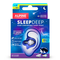SleepDeep Alpine dwupak zatyczek do spania