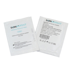 SION BIOTEXT wipes for cleaning skin from adhesive residue