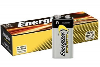 9V Energizer Industrial (zestaw 12 szt.)