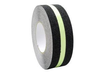 Taśma antypoślizgowa samoprzylepna z fotoluminescencyjnym paskiem