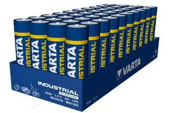 AA Varta Industrial LR6 40pcs pack