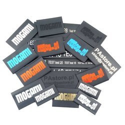 Black heat shrink tube 2:1 with one-sided printing