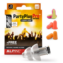 Set to party (PartyPlug Pro Natural ALPINE + LaserLite, Max, 1100)