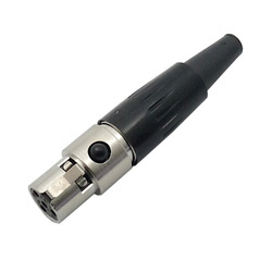 TA4FX Switchcraft female mini-XLR connector, Tini-QG