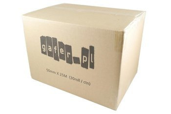 gafer.pl black tapes 50 mm x 25 m box 30 rolls