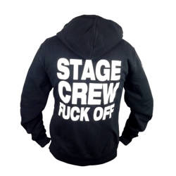 STAGE CREW F*** OFF 2.0 gafer.pl black hoodie