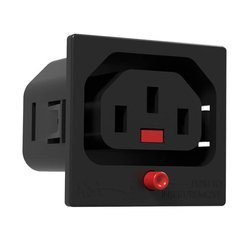 IEC-PA135015BK gniazdo z blokadą IEC Lock