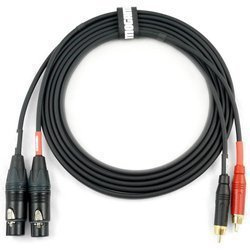 2x RCA - 2x XLRF Mogami Interkonekt