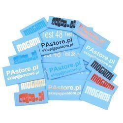 3:1 Printed blue shrinking tube with double-sided printing