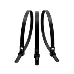 reusable zip tie gafer.pl set of 100 pcs  re-clip nylon removable cable bands