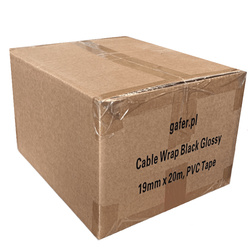 cable wrap gafer.pl black matt insulation PVC tape - box of 200 pieces
