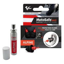 Earplugs MotoGP + cleaning fluid set Alpine