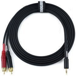 TRS mini - 2x RCA iPod/MP3 Mogami Interconnect