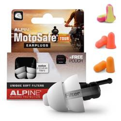 Zestaw stoperów dla motocyklistów (MotoSafe Tour ALPINE stopery + LaserLite, Max, 1100)