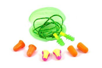Earplugs set blue/green