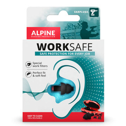 WorkSafe Alpine earplugs for work